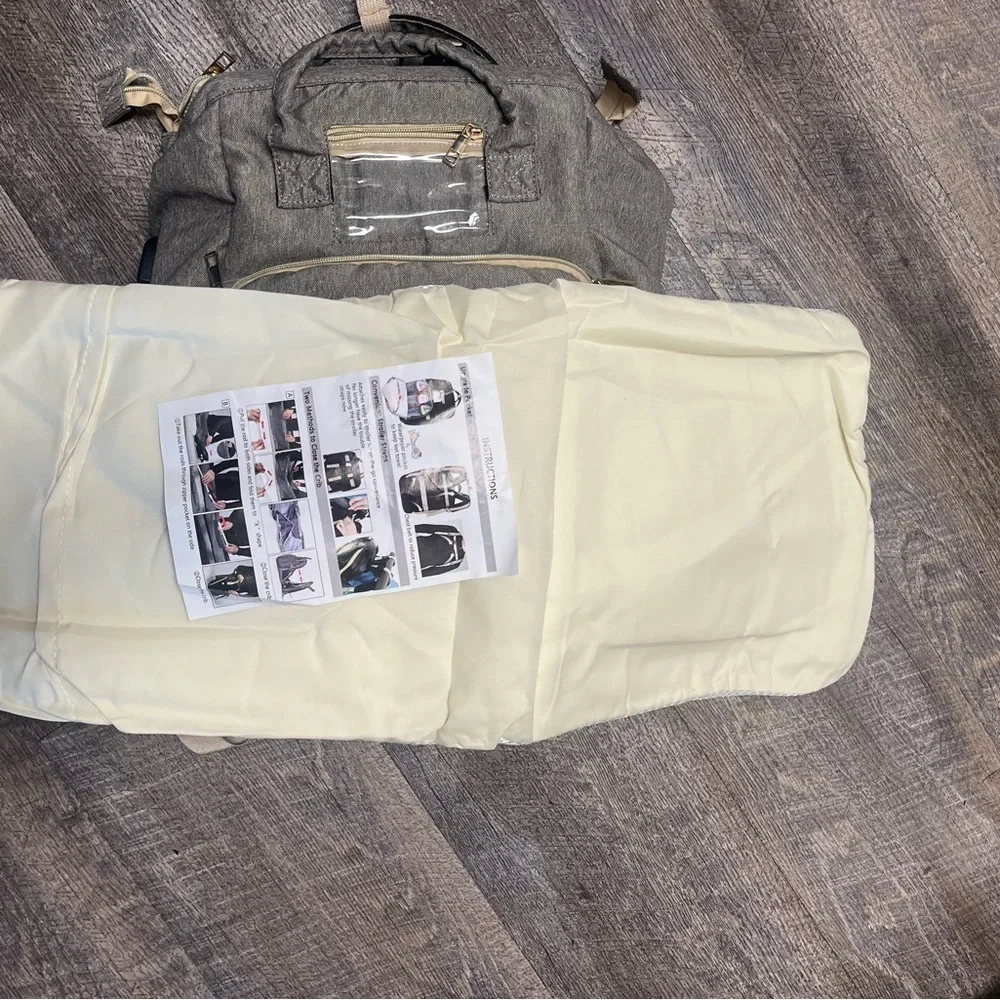 HappyLouka baby diaper bag.